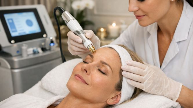RF Needling für Stirn & Augen: Sanfte Lösung gegen feine Falten ohne OP