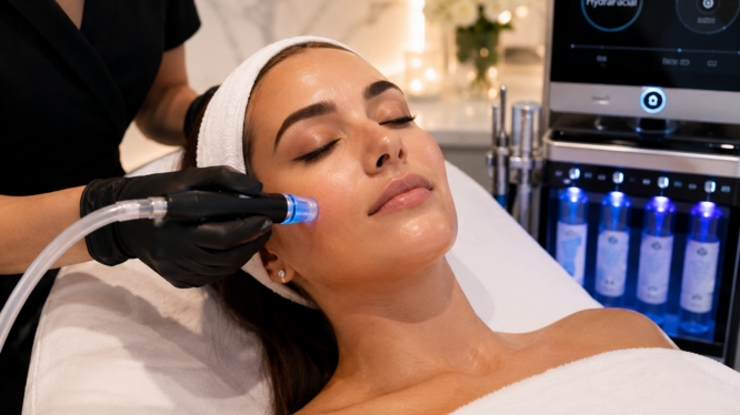 Gesichtsbehandlung oder Hydrafacial? Welche Behandlung passt zu Ihrem Hauttyp?